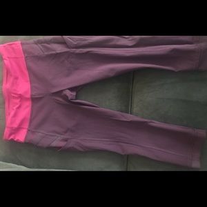 Rare Lululemon cropped leggings